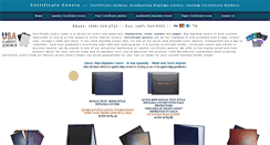 Desktop Screenshot of certificatecovers.com